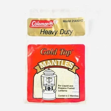Coleman 2 Pack of #21 String Tie Gold Top Mantles 200 220 228 275 288 290 295