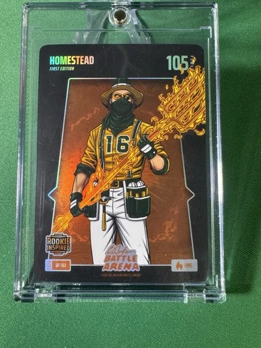Bo Jackson Battle Arena `HOMESTEAD` NICK KURTZ #BF-161 RC Fire Battlefoil