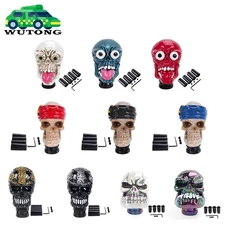 Universal Skull Shift Knob Manual Shifter Skull Knob Gear Stick Shift Knob JDM