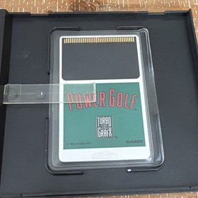 Power Golf (Turbo Grafx 16) CIB Complete In Box - Authentic  VG