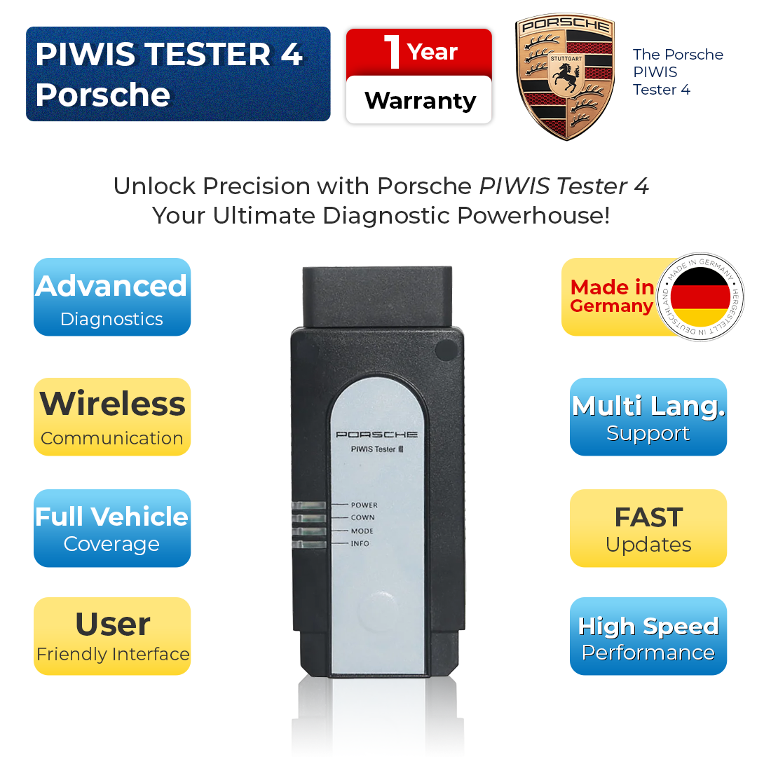 Genuine OEM Porsche PIWIS Tester and Software Diagnostic