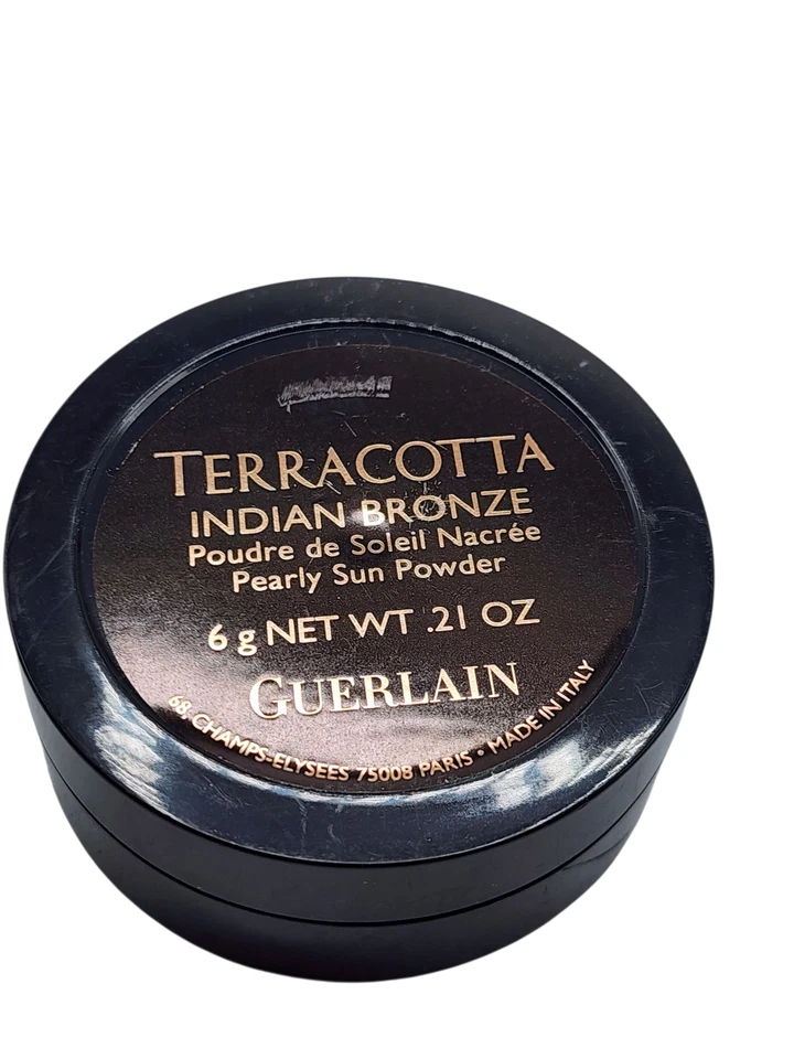 Guerlain Terracotta Indian Bronze Pearly Sun Powder for Face & Body 6g - NWOB - Image 2 of 4