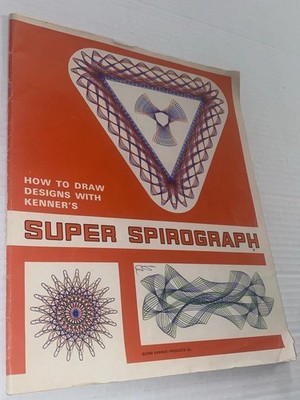 Instructions ONLY for Kenner Super Spirograph Vintage 1969 Toy  Cincinnati OH