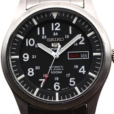 SEIKO 5 Sports 7S36-03J0 Automatic Men's Discontinued Arabic Dial Lume Japan