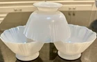American Sweetheart, Monax ~ Set of 3 Sherbet Bowls ~ Macbeth Evans ~ Vintage