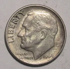 1964 P ROOSEVELT DIME in circulated condition