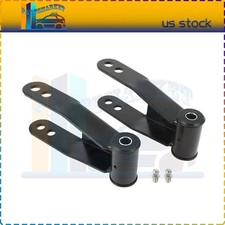 2 Rear Drop Shackle Lowering Kit For 88-18 Gmc Sierra 1500 Gmc Sierra 1500 4.3l