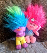 2x Trolls Stoffpuppen Poppy & Branch Original,Plüsch ää Konvolut,  auch Einzelnd