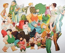 Vintage 1930's Paper Dolls, COMIC BOOK CHARACTERS ~ Katzenjammer Kids, others