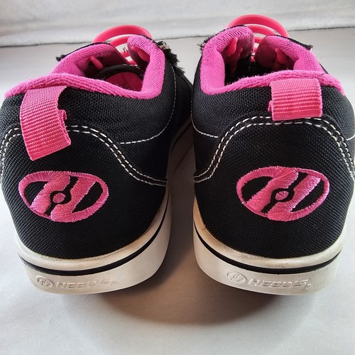 HEELYS Scarpa con ruote Voyager per bambini nero/rosa - Taglia Youth 3 - Foto 5 di 12