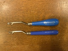 Latch Hook Rug Tool By Spinnerin Latch Hook Rug Blue Wood Handle Metal Device