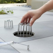 Anti-Clog Drain Cover Rust-Resistant Sewer Pipe Rodent Guard Thickened Material
