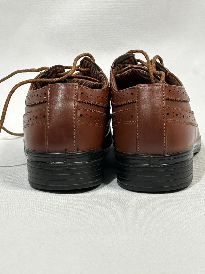 Zapatos Oxford Deer Stags Ace Wing Tip, niños talla 4M, clásico con cordones Foto 4 de 4
