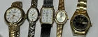 Vtg Lot of 5  Quartz Watches Stainless Steel Untested No Batteries As Is READ