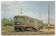 Philadelphia & West Chester Traction Co. No. 62 Trolley Seashore Museum Postcard