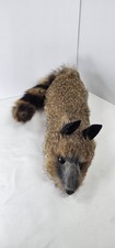 HTF Vintage 1950s FAO Schwarz Pied Piper Pets Spring Body Raccoon Genuine Fur
