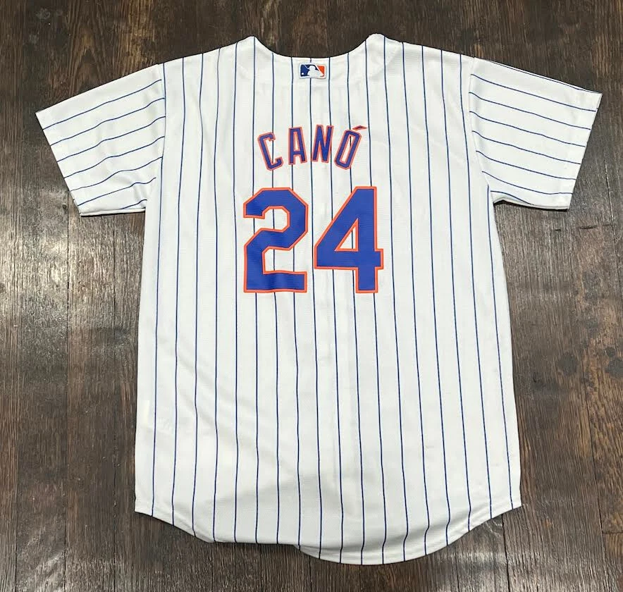 Robinson Canó 纽约大都会队 美国职棒大联盟 棒球 青少年 男孩 大号 球衣 — 第 4/4 张图片