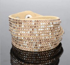 Rhinestone Wrap Multilayer Bracelet