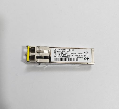 Cisco ONS-SI-2G-I1 SFP - OC48/STM16, IR, 1310 nm, ITEMP, LC 10-1993-02 - Photo 2/2