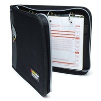 Roadpro Lb-001bk Categories Black 10.5 8.5 3-ring Zippered Binder For Log Roadpro Lb-001bk Categories Black 10.5 8.5 3-ring Zippered Binder For Log