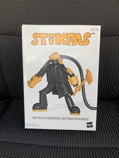 VTG Hasbro 2002 Stikfas Alpha Male Firefighter Action Figure Kit #5 New Sealed