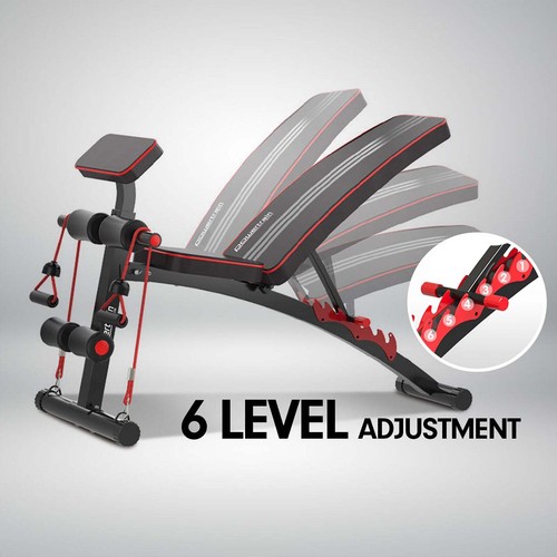 Powertrain Adjustable FID Home Gym Bench with Preacher Curl Pad - Picture 10 of 10