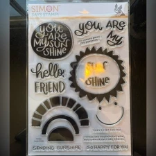 Simon Says Stamp NEW Sunny Smiles Clear Stamps