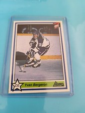 1990-91 7th Inning Sketch QMJHL # 101 YVAN BERGERON SHAWINIGAN CATARACTES