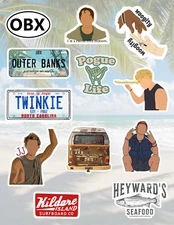 Outer Banks OBX Sticker Pack