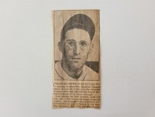 Chick Hafey Cardinals 1931 Panel RARE!