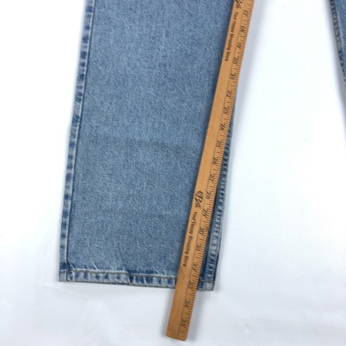 Levis Jeans Mens 36x34 Straight Regular Fit 505 Blue Denim Pants Y2K NOS - Picture 14 of 16