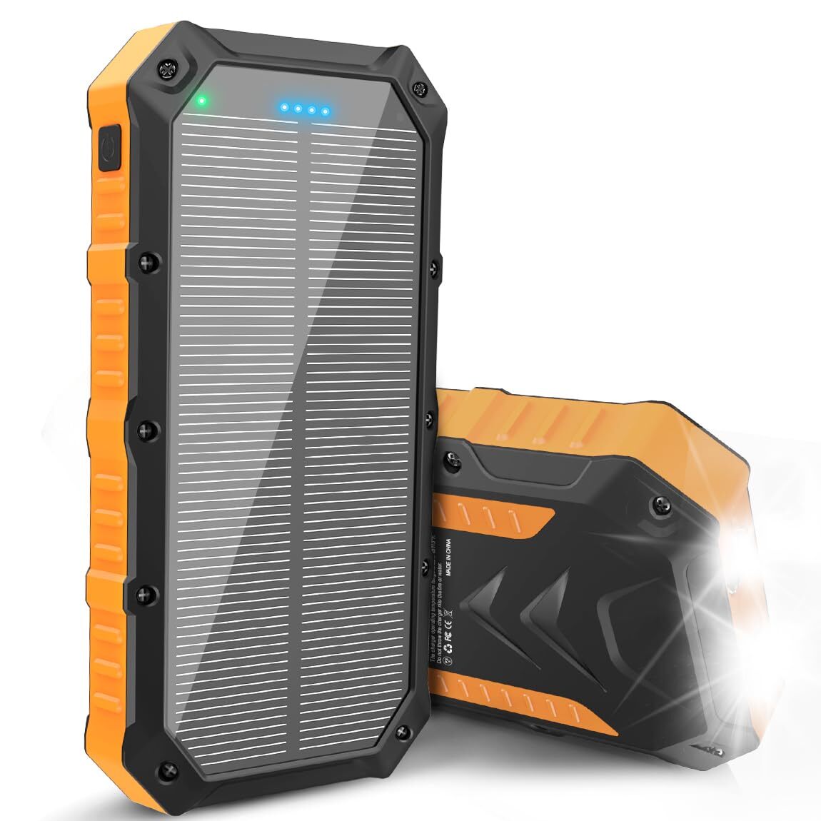 Solar-Power-Bank-Portable-Charger-42800mAh Solar Phone Charger with 4 USB Por...