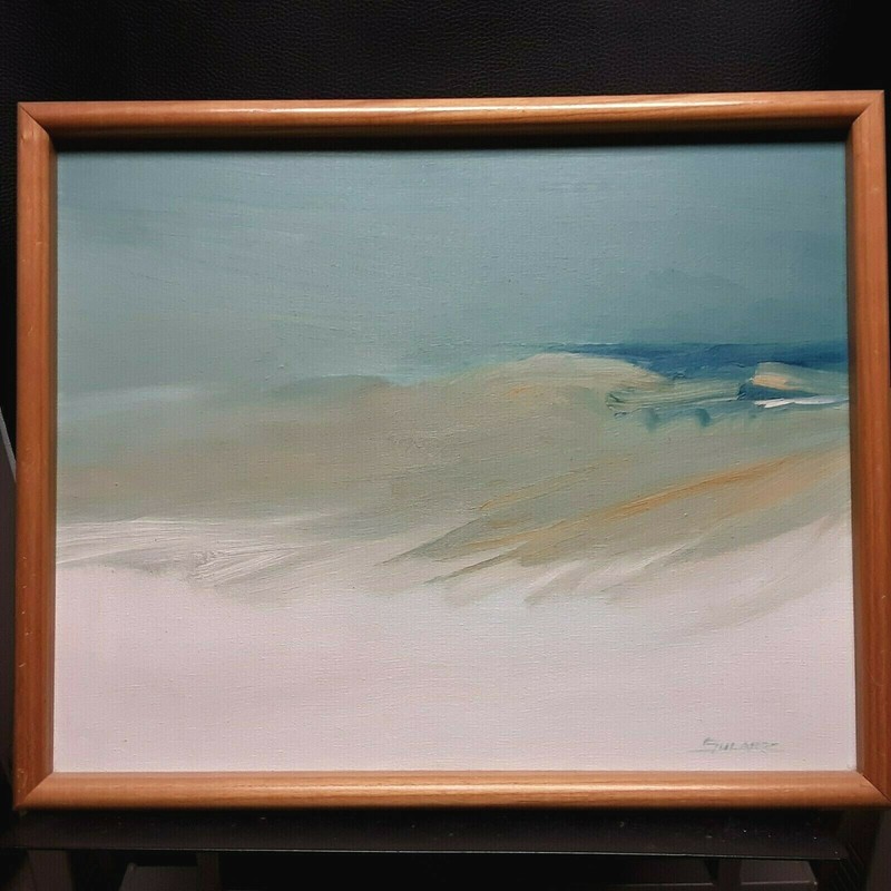 Winter Song, Oil, Beavertail State Park, Jamestown