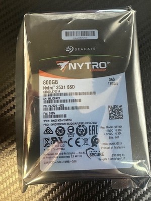 NEW  Seagate NYTRO XS800LE70004 800GB SAS 12Gb/s 2.5in SSD