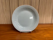 Lenox French Perle Groove Ice Blue Accent Plate