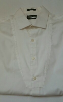 Kenneth Cole New York 16.5 34/35 Men's Tuxedo Slim-Fit Dress French Cuffs  Shirt | eBay
