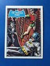 1966 TOPPS BATMAN BLUE BAT #43B A PERILOUS PENNY Rare Variat