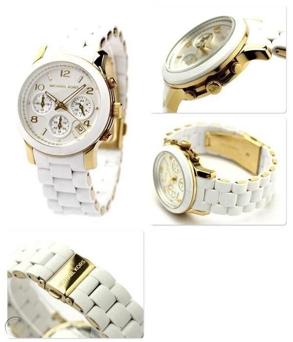 MONTRE Michael Kors avec Chrono. Date. Bracelet et Cadran en Céramique 299 00€