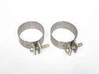 VW Bug Bus Heat Exchanger Clamp PAIR (SET OF 2) Heater Box to Muffler 113255341A