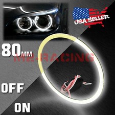 1pc 80mm 3.15 Super White Led Halo Rings Angel Eyes Hid Headlight Fog Light