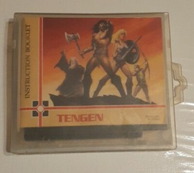 Gauntlet NES Tengen Cartridge and Manual In Clear Case  (1985)