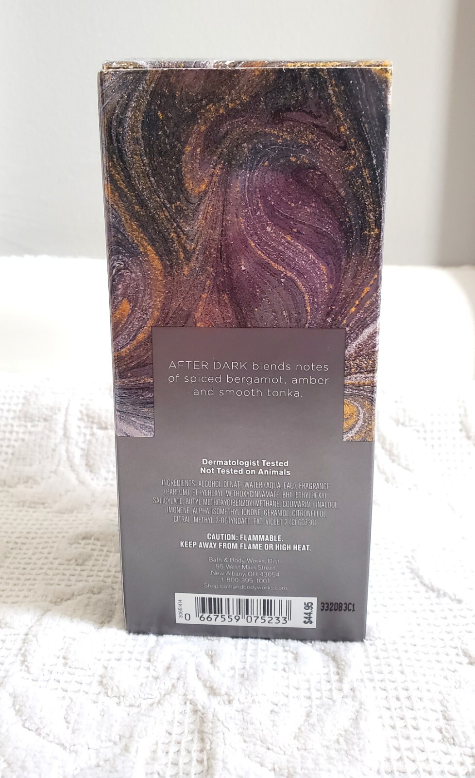 Bath & Body Works AFTER DARK Men's Cologne, 3.4 OZ FULL SIZE, New