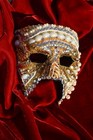  GOLDEN PEARL elaborate handmade rhinestone crystal CHARLES MONIZ mask masque — photo 3
