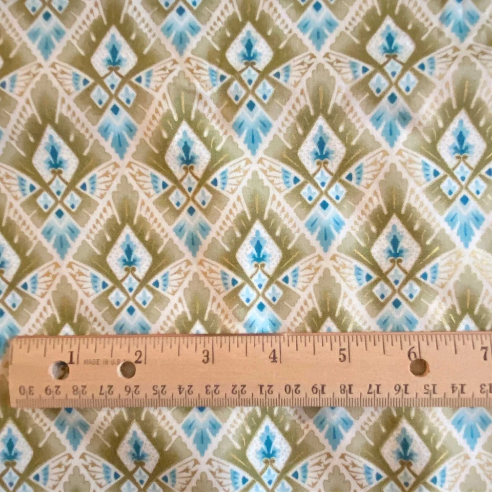 Tela geométrica de algodón para acolchado de 2 años Deco Elegance Foto 2 de 4