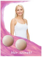 2 Reusable Silicone Adhesive Nipple Cover Invisible Breast Bra Pad Pasties Bonus