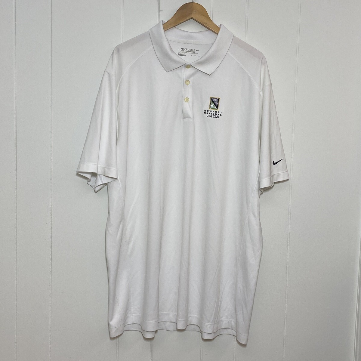 Nike Golf Performance Polo Shirt Mens XXL Embroidered Newport