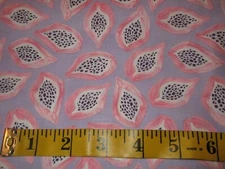 1 Fat Quarter New Cotton Fabric Pink & Purple Dear Stella  Approx 21" x 18"
