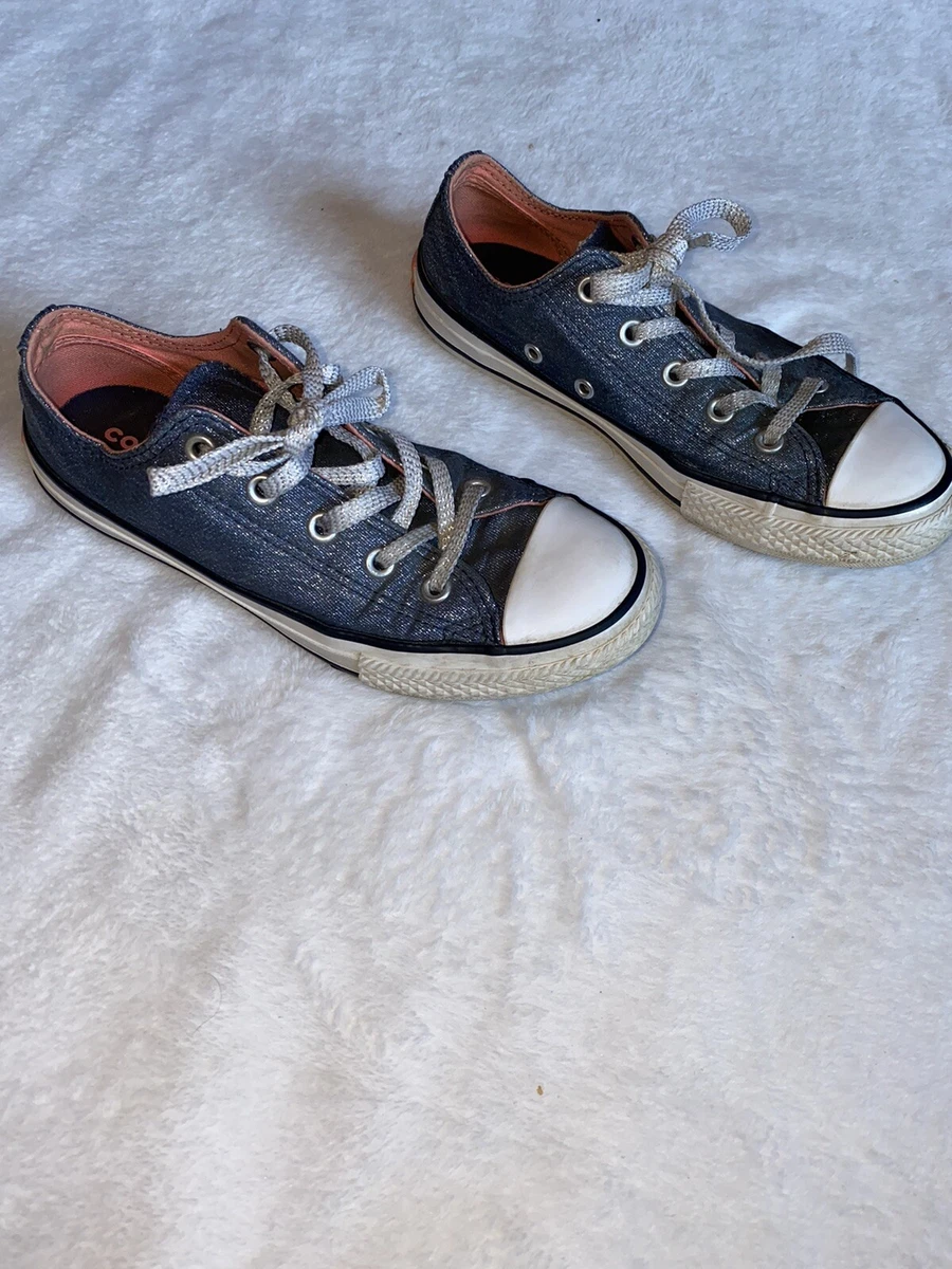 Navy cheap converse junior