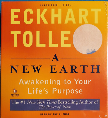 NEW AUDIO BOOK ''A New Earth Awaking to Your Life's Purpose'' 8 CDs Eckhart Tolle