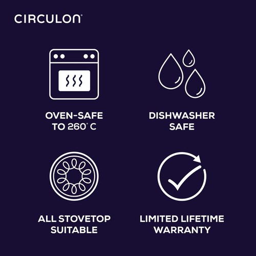Circulon C-Series Hybrid Covered Sauteuse 30cm - Picture 9 of 10